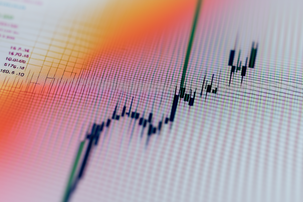 Gráfico de crescimento de investimentos